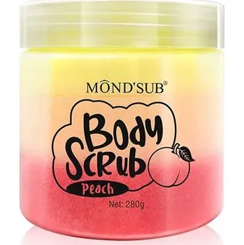 Tělový peeling Cukrový tělový peeling s extraktem z broskve a kokosovým olejem 280g