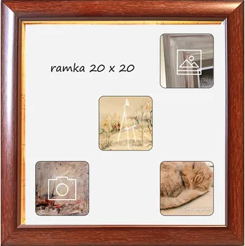 Obraz Rámeček na jednu fotografii Marek i Darek 20 x 20 cm