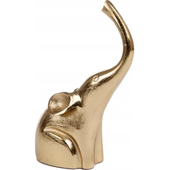 Obraz Stojící dekorace GIRONA slon zlatý 18x8x25 cm