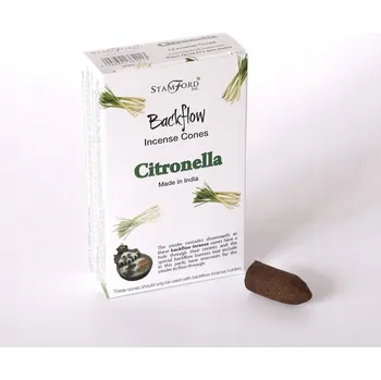 Vonná tyčinka Kónické vonné tyčinky Backflow Stamford Citronella