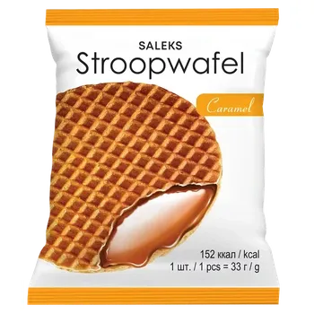 STROOPWAFEL wafle 33 g KARAMEL (vafle / karamelová oplatka / )