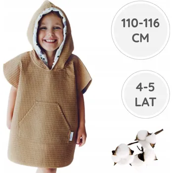 Deka s kapucí BabyU 65 x 51 cm hnědá