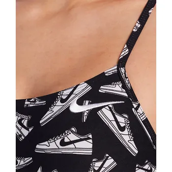 Dámské plavky Dámské jednodílné plavky Nike Hydrastrong Cutout, černá (jet black), velikost 40