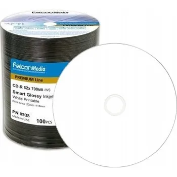 Optické médium FalconMedia Premium Line CD-R 700MB 80min 52x inkoustový tisk 100 ks TDK MID