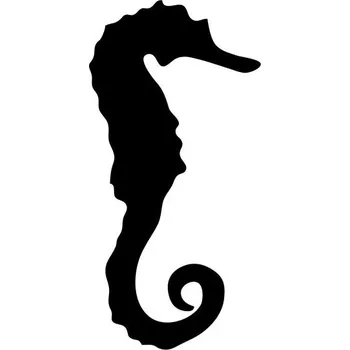 Samolepící dekorace Samolepka na stěnu mořský koník 45x21cm