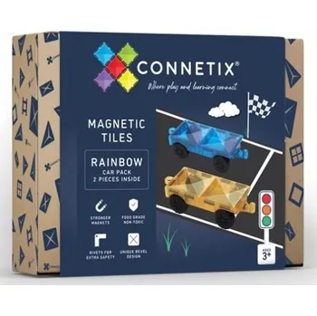 Connetix - Magnetická stavebnice - 2 dílky - podvozek auta - Car Pack
