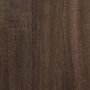 Postel VidaXL Postel bez matrace, hnědý dub, 75x190 cm