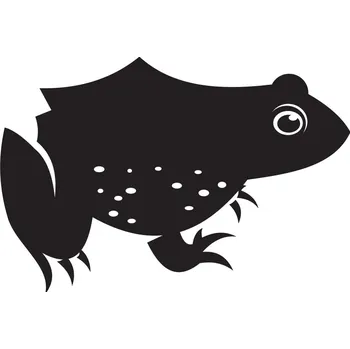 Samolepící dekorace Samolepka na stěnu žába 4 10x15cm