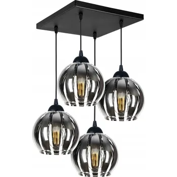 Závěsné svítidlo Fibram Lighting SILVER GLASS 4 - světelné body E27