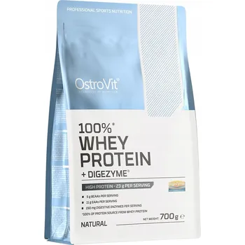 Protein OstroVit 100% Whey + Digezyme 700g Syrovátkový Protein WPC + Trávicí Enzymy