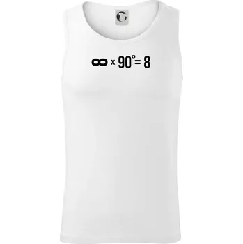 Nekonečno matematika - Tílko pánské Core - XL ( Bílá )