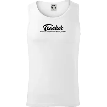 Teacher title - Tílko pánské Core - M ( Bílá )