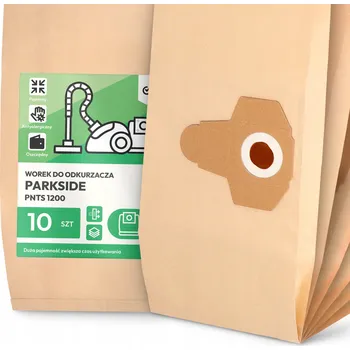 Sáček do vysavače 10x SÁČEK do VYSAVAČE Parkside PNTS 1200 Papírový 2-vrstvý SÁČKY 2A