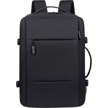 Městský batoh Cestovní Batoh černý, látkový, voděodolný, s přihrádkou na notebook