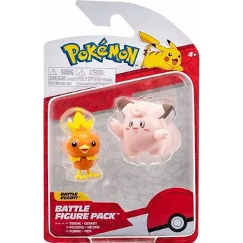 Figurka Figurky Pokémon Torchic Clefairy Jazwares 2 ks
