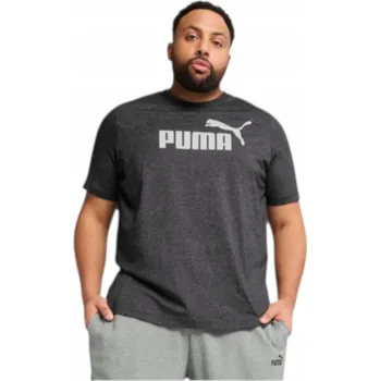 Pánské tričko PUMA PÁNSKÉ TRIČKO ESS NO. 1 LOGO HEATHER TEE PUMA GRAFITOVÉ vel. XL