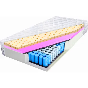 Matrace Matrace s taštičkovými pružinami MATERACE Z GÓR 120 x 200 x 22 cm H2 , H3