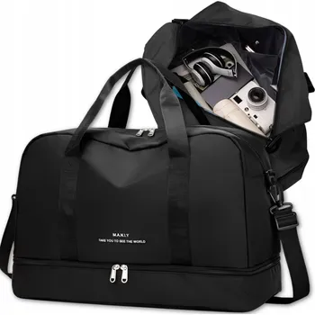 Cestovní taška CESTOVNÍ TAŠKA SPORTOVNÍ TRÉNINKOVÁ PROSTORNÁ VELKÁ XL PREMIUM