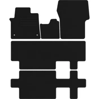 autokoberec Kobercové rohožky Edecor velurové 5 ks