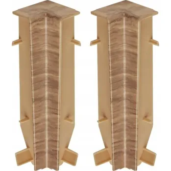 Lišta Cezar MASTERLINE 80 DUB vnitřní roh sada 2ks Umbra