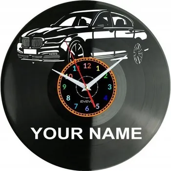 Hodiny Staré Německé Auto Tvé Jméno HODINY NÁSTĚNNÉ DEKORATIVNÍ MODERNÍ PL