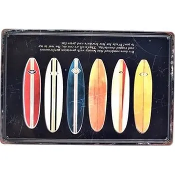 Obraz Plechová cedule Surf