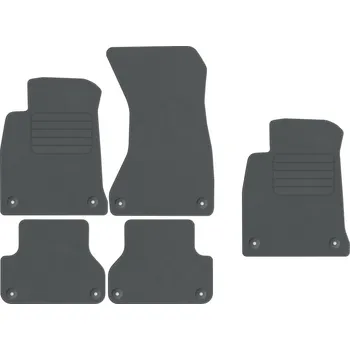 autokoberec Kobercové rohožky Edecor velurové 5 ks