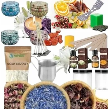 Výroba svíčky SADA PRO VÝROBU SVÍČEK VOSK DIY VÝROBA SVÍČEK JAKO DÁREK XXL FŚ6