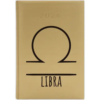 Kalendář Knižní kalendář 2026 A5 zlatý