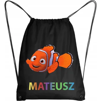 Školní Vak / Batoh na Tělocvik Do Školky Školy Rybka Nemo + JMÉNO