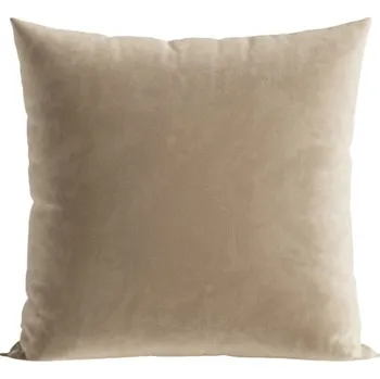 Povlak na dekorativní polštářek Dekorační povlak na polštář 40x40 Velvet - Světle béžový