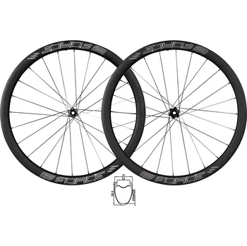 Zapletené kolo kola FORCE TEAM KARBON GRAVEL