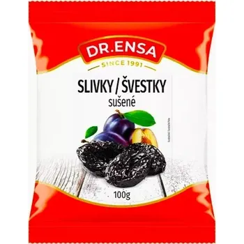 Sušené ovoce Sušené švestky 100 g ENSA - bez pecky (Dr.Ensa vypeckované sušené švestky)