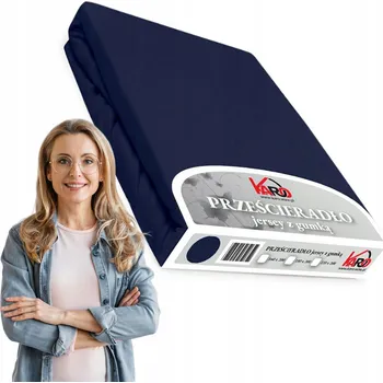 Prostěradlo Prostěradlo jersey s gumou 160x200 granátové Constance KARO