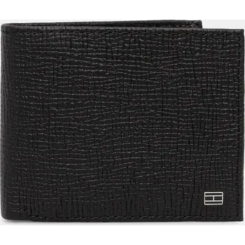 Peněženka Kožená peněženka Tommy Hilfiger AM0AM13709 černá 99X, vel. ONE SIZE