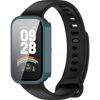 Pouzdro na mobilní telefon Pouzdro se sklem Bizon pro Xiaomi Smart Band 9 Active/Redmi Band 3, pouzdro