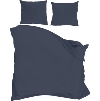 Povlečení JEDNOBAREVNÉ POVLEČENÍ DENIM HLADKÉ BEZ SATÉNU BAVLNĚNÉ 220x200