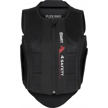 Motocyklový chránič hrudi a pátěře Chránič páteře pro jezdce START FlexPro pro dospělé, černý, velikost M