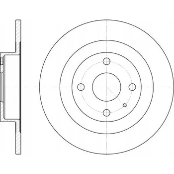 Brzdový kotouč Brzdový kotouč Remsa 6833.00