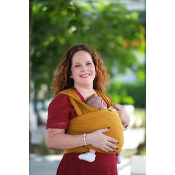 Šátek na nošení dítěte Neko slings Neko Stretchy Wrap Sling - Chai Tea