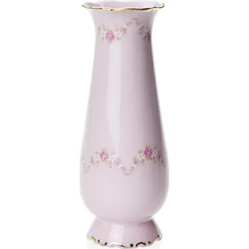 Váza Leander 1907, Loučky u Karlových Varů Váza štíhlá 19 cm - dekor 0158 "girlanda"