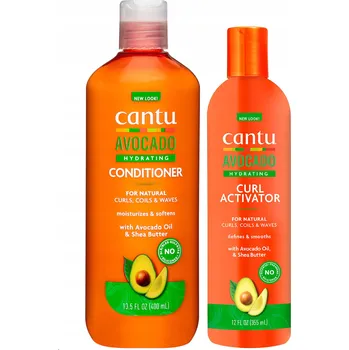 Sada Cantu Avocado Hydrating Conditioner 400 ml + Aktivátor vln 355 ml