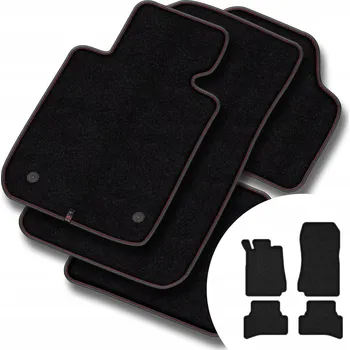 autokoberec Velurové autokoberce Motos 4 ks