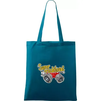 Super rozdělovač - Taška bavlněná - 42 x 38 cm ( Petrolejová )