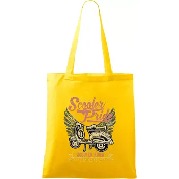 Nákupní taška Scooter Pride - Taška bavlněná - 42 x 38 cm ( Žlutá )