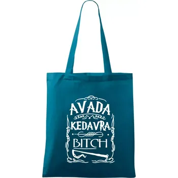 Harry - Avada Kedavra - Taška bavlněná - 42 x 38 cm ( Petrolejová )