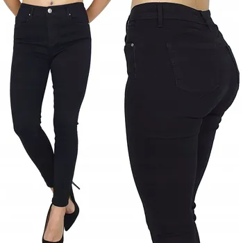 Goodies ČERNÉ KALHOTY DÁMSKÉ džíny dámské úzké nohavice velikost 36