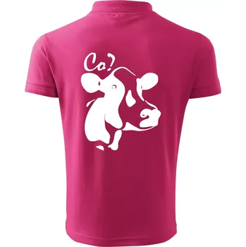 Pánská košile Zmatená kráva - Polokošile pánská Pique Polo 203 - XL ( Purpurová )