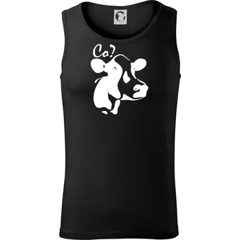 Pánské termoprádlo Zmatená kráva - Tílko pánské Core - M ( Černá )