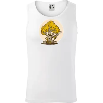 Strom dřevorubec - Tílko pánské Core - XL ( Bílá )